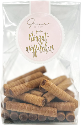 Feine Nougatwäffelchen