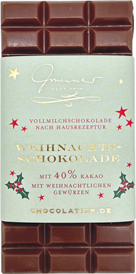 Weihnachtsschokolade